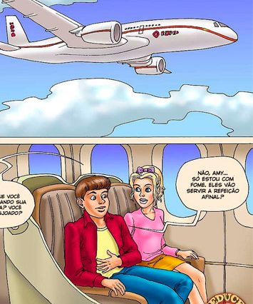 capa seduced plane Seduced Amanda - Adventure on a Plane