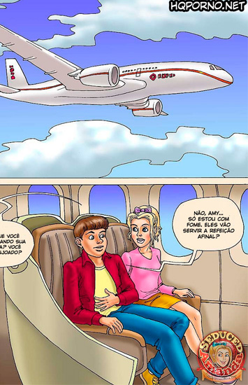 Seduced Amanda - Adventure on a Plane