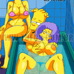 na banheira com as titias na banheira com as titias