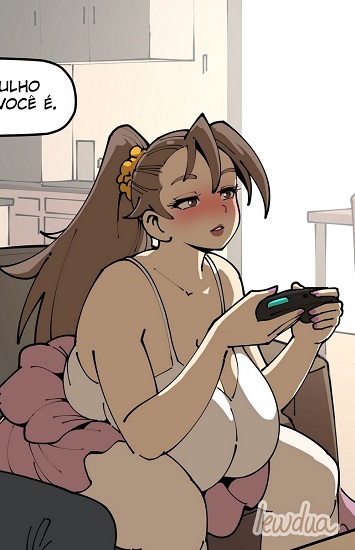 David and Natasha Flirting